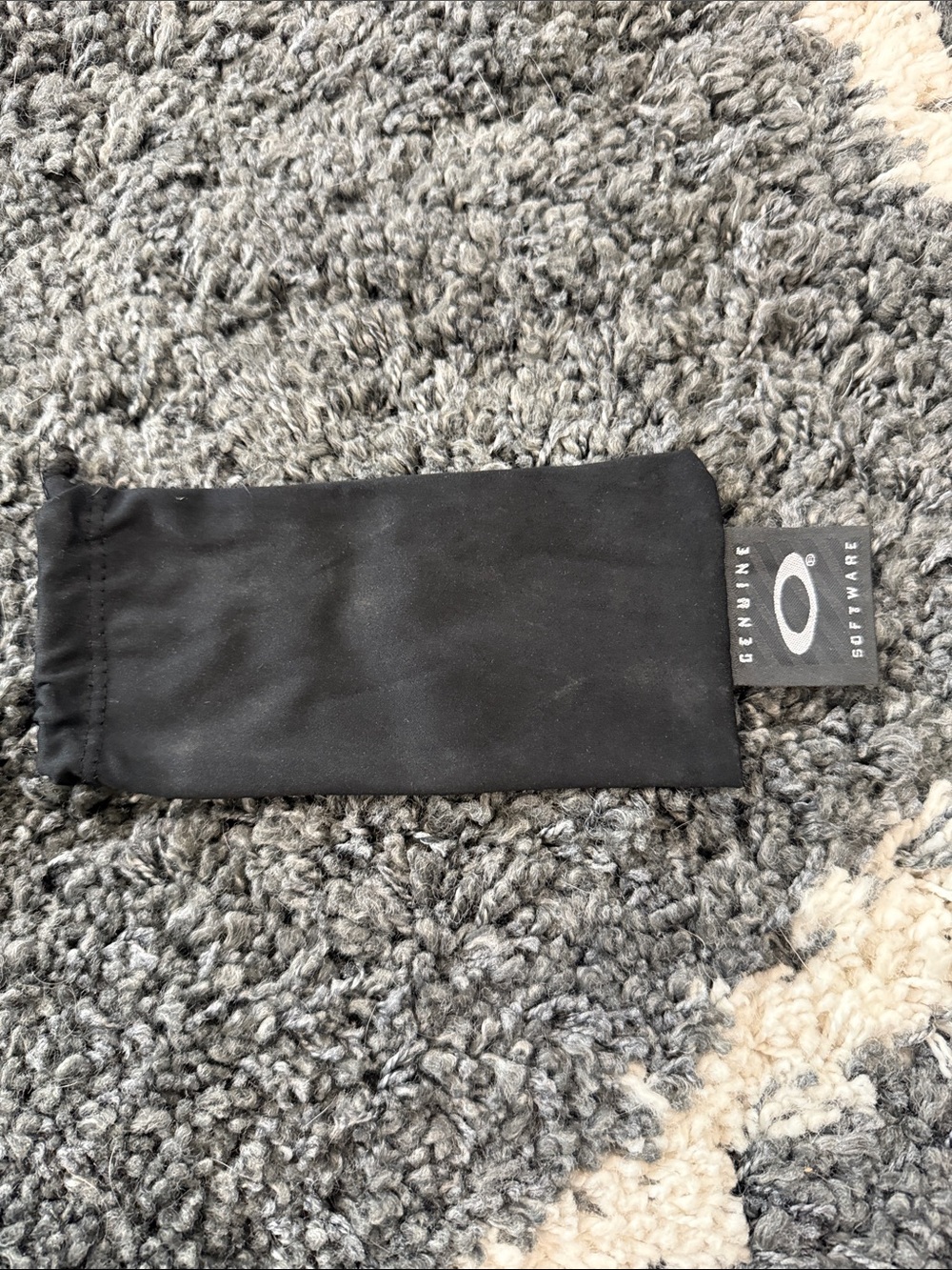 Oakley Black Microfiber Sunglass Sleeve with Logo Tag